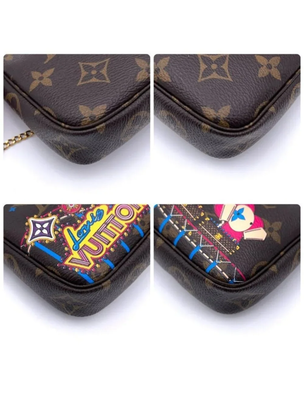 Louis Vuitton Monogram Vivienne Mini Pochette Handbag